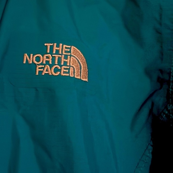 The North Face Women’s Jacket Rain Waterproof Windbreaker Teal M/M - Picture 3 of 8